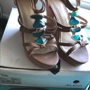 Aldo Jeweled Wedges